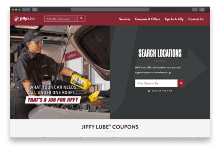 jiffy lube website